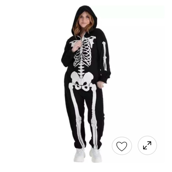 FUNZIEZ Slim Fit Adult Onesie - Animal Halloween Costume - Plush Fruit One Piece - Picture 4 of 16